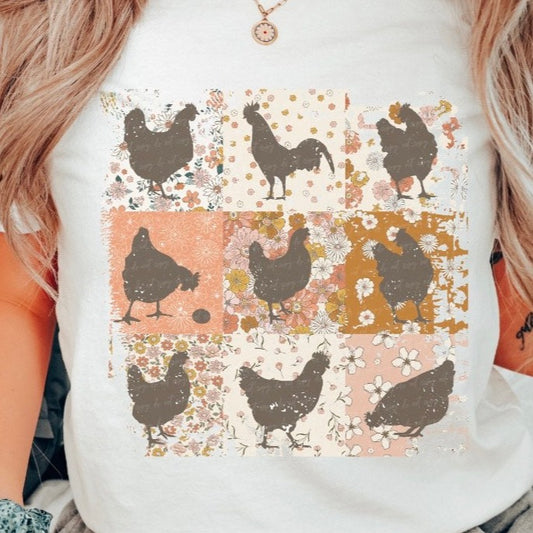 Chickens (Floral)